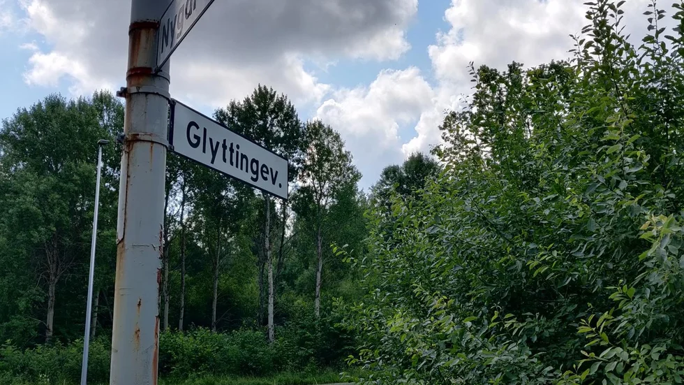 Under tisdagsförmiddagen syntes inga spår efter händelsen på Glyttingevägen.