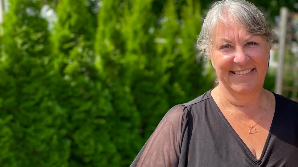 Gun Sparrhoff, 58, är en av Hjärt-Lungfondens röster utåt. Hon hoppas kunna bidra genom sin berättelse, men vill som månadsgivare också främja vidare forskning.