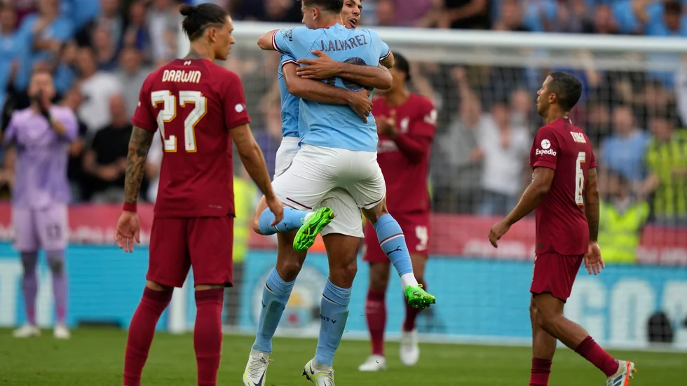 Premier League är tillbaka och Manchester City ska försöka försvara sin ligatitel. Arkivbild.