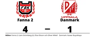 Fanna 2 vann efter Liam Strömbergs dubbel