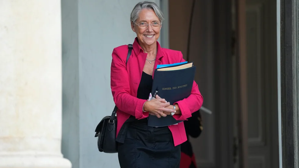 Frankrikes premiärminister Elisabeth Borne. Arkivbild.
