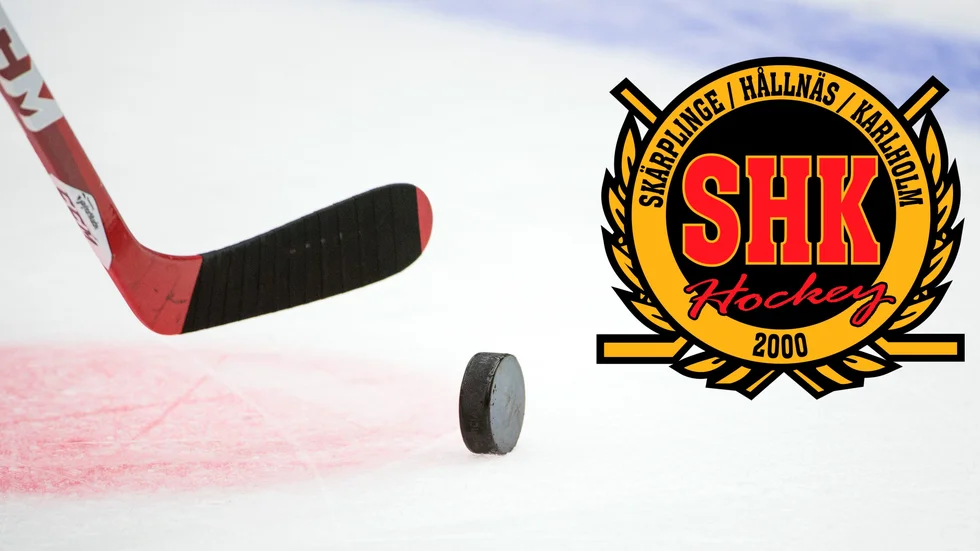 SHK hockey spelare i division fyra i höst. Bilden är ett montage.