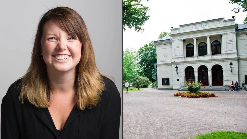 Komikern Ellinor Johansson kommer till Nyköpings Teater på lördag.