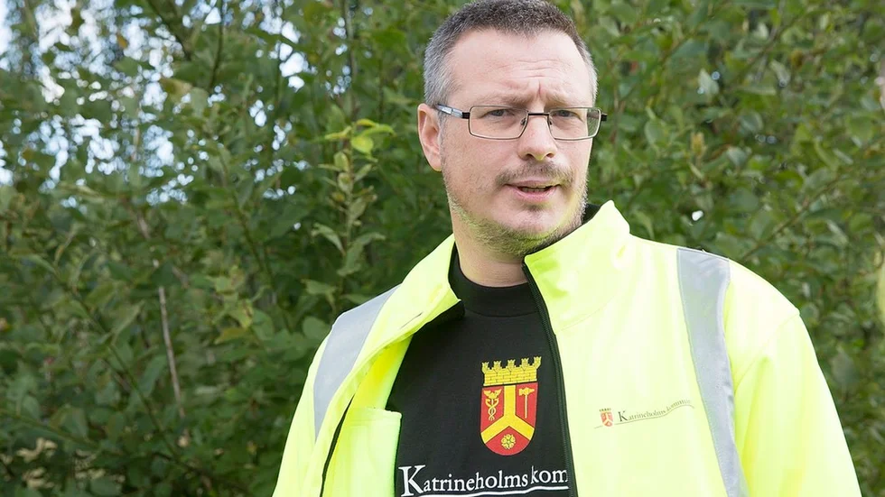 Daniel Lagmyr är drifttekniker i Katrineholms kommun.