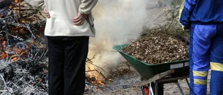 Tillåtet att elda trädgårdsavfall vecka 17