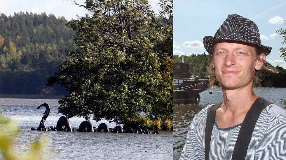 Konstnären Victor Rundgren är Strangnessodjurets husse.