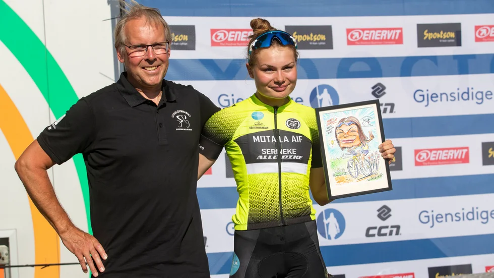 Lars Wahlqvist och Karin Söderqvist är båda nöjda med veckan i Tidaholm.