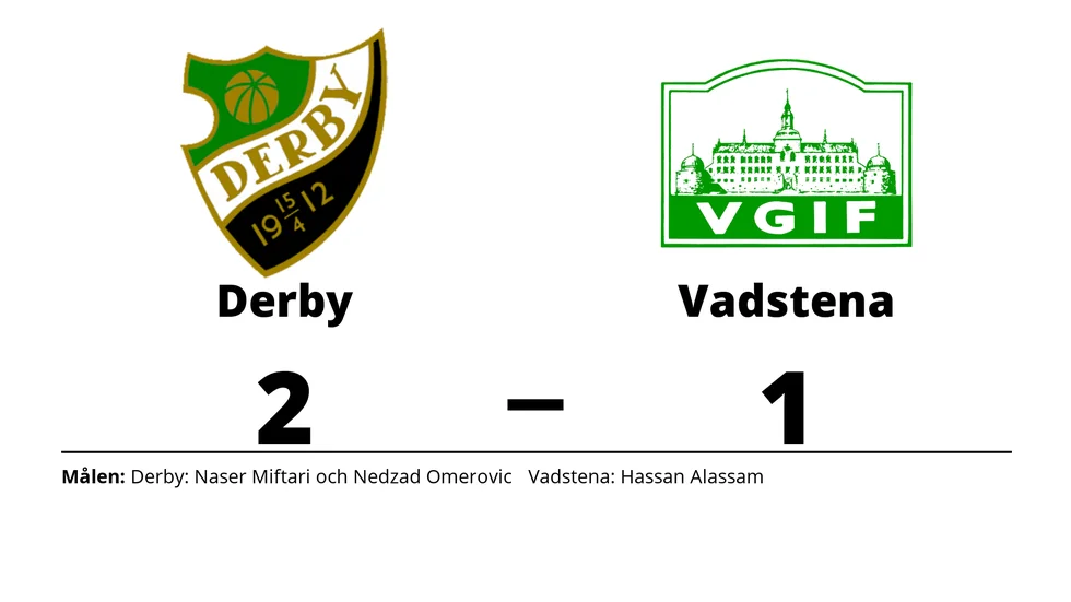 BK Derby vann mot Vadstena GIF