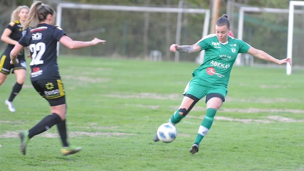 Amanda Johansson gjorde Tuns mål mot Karlberg.