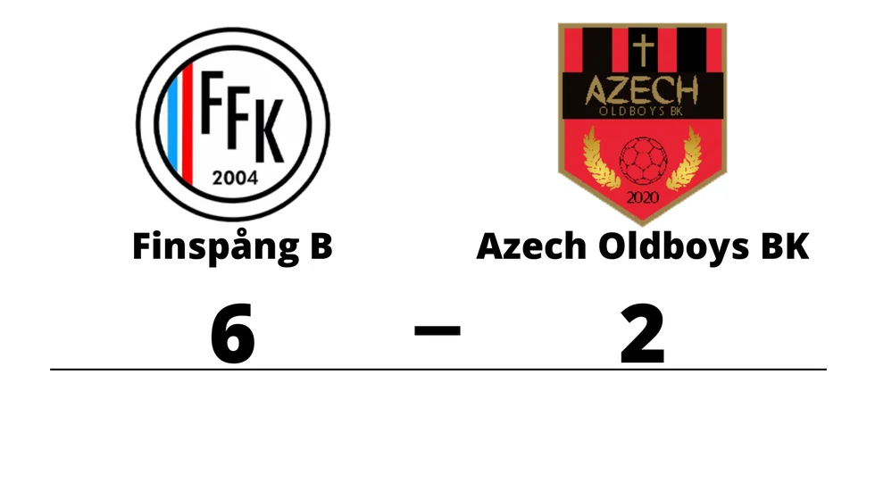 Finspångs FK B vann mot Azech oldboys BK