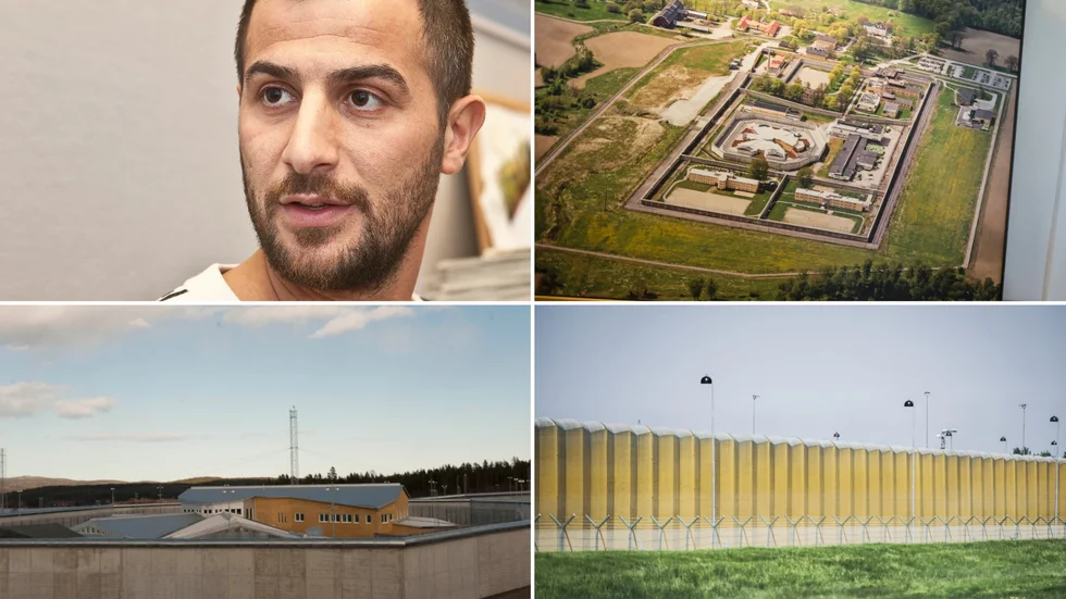 Adnan Mzori flyttas mellan landets högsäkerhetsfängelser. Här Kumla, Saltvik och Hall.  