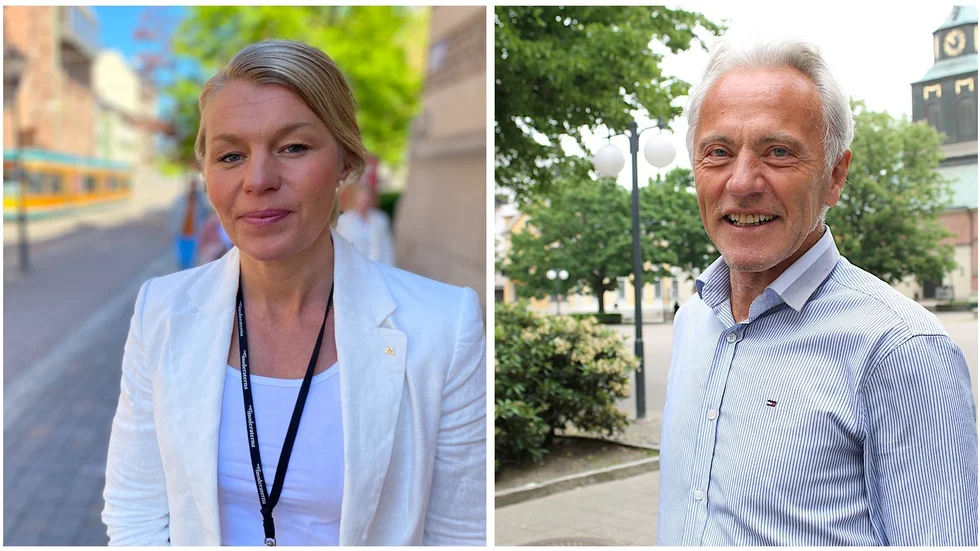 Sophia Jarl och Reidar Svedahl är två av de gruppledare som intervjuas i artikeln om vindkraft och fastighetsskatt.
