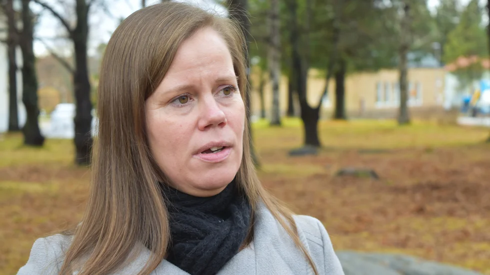 Jessica Åhlin, ordförande för Distriktsläkarföreningen i Västerbotten.