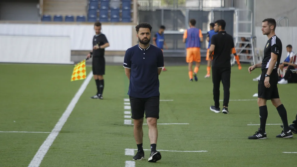Amir Azrafshan tränare Dalkurd FF.