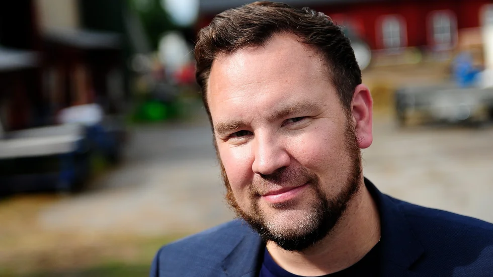 Pite havsbads ägare och koncern-vd Tobias Lindfors är mycket nöjd med sommaren. "Det är rekord någonsin i Pite havsbads historia", säger han. (Arkivbild)