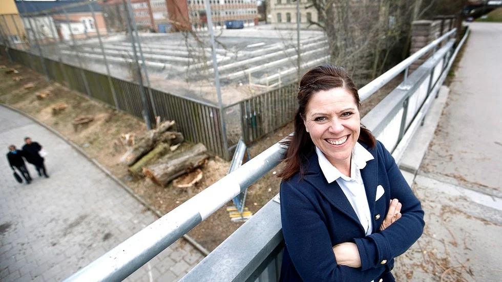 Lisa Edholm är rektor för nya Fristadsskolan.