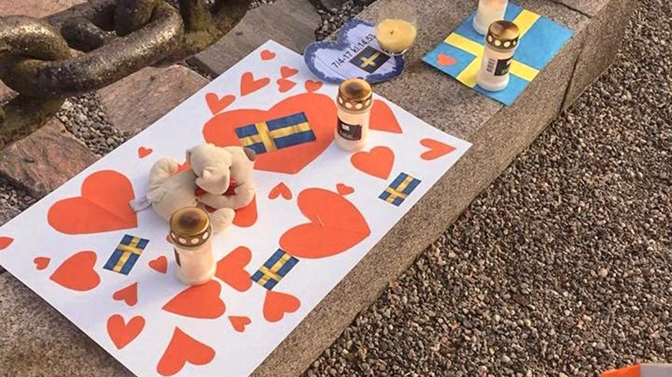 Från manifestationen i Malmköping.