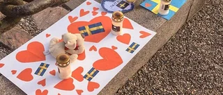 Ljusmanifestationer för offren