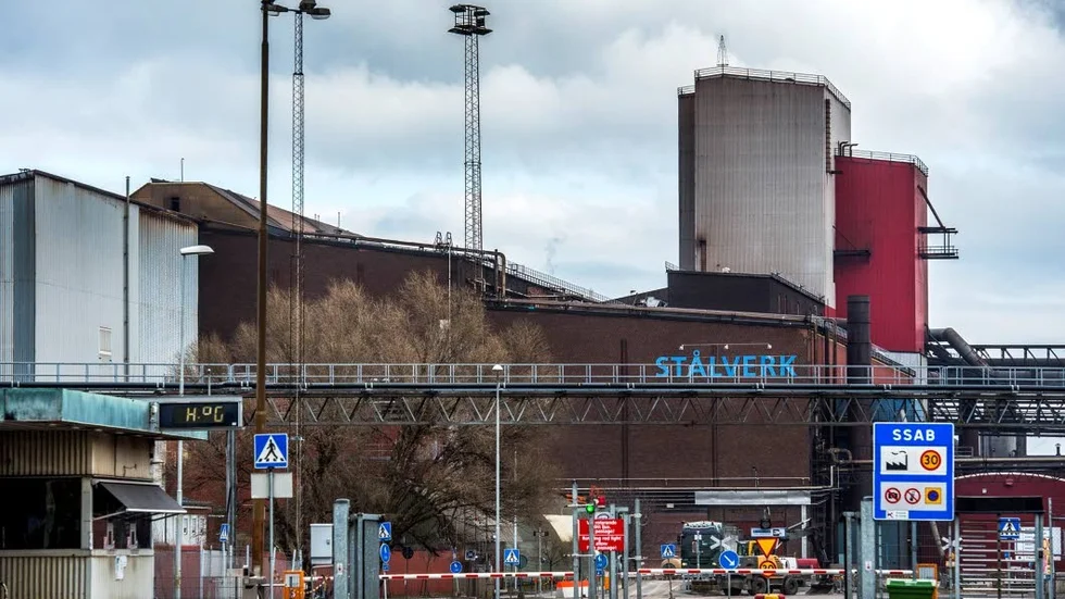 Olyckan inträffade på SSAB i Oxelösund. Arkivbild.