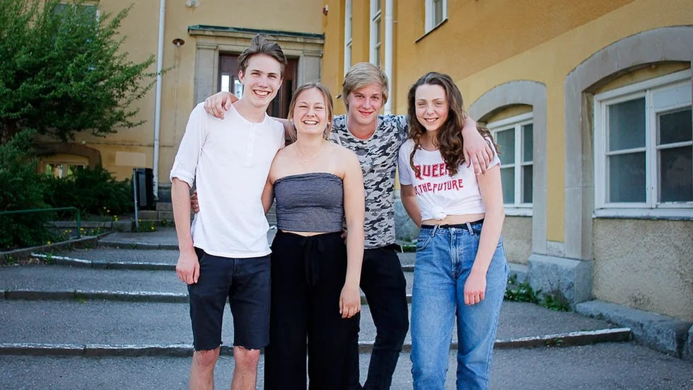 Jacob Hellgren, Julia Wirlén, Tobias Rydberg och Ida Bäck kommer sakna gemenskapen som finns i musikklasserna.