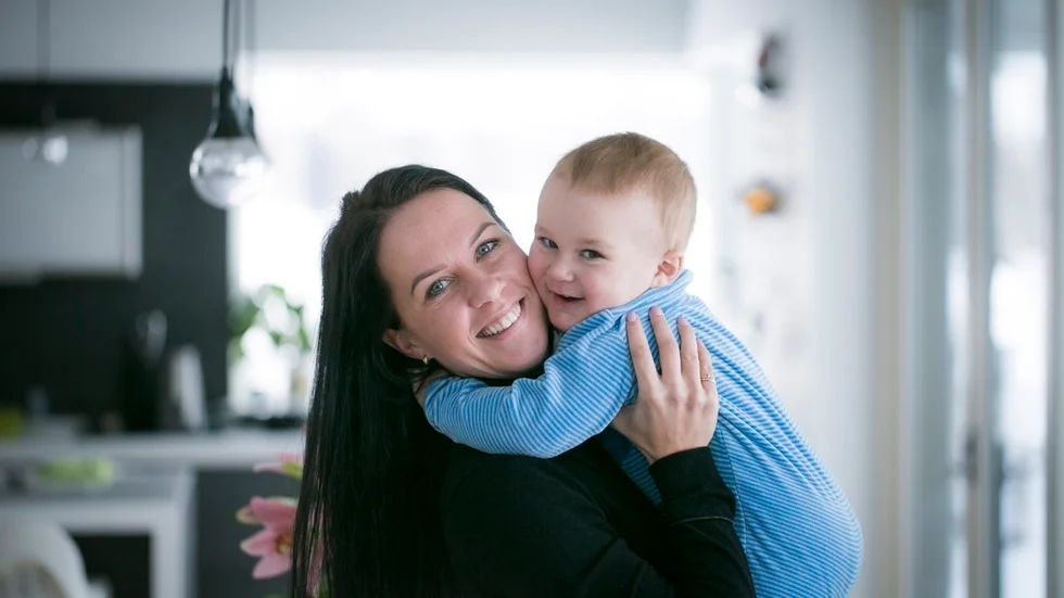Minstingen i familjen, Jonas ett år, tar upp mycket av mammas tid än så länge.