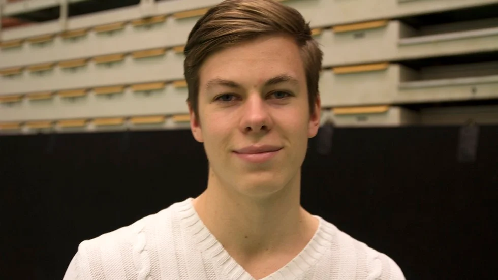 Oscar Rohlin trivs i sin nya miljö i Oskarshamn, både utanför och på innebandyplanen.