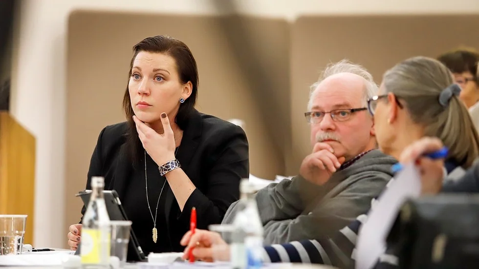 Maria Antropowa Ehrnfelt (M) är ordförande för barn- och utbildningsnämnden, Moderaterna, Socialdemokraterna och Strängnäspartiet stödde förslaget om skolnedläggningarna. FOTO: JOAKIM SERRANDER
