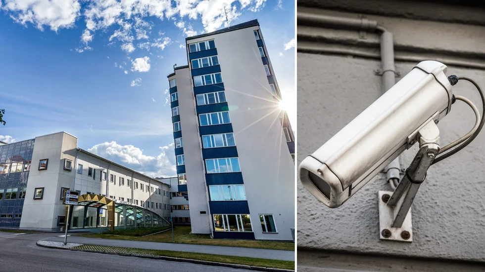 Kamerabevakningen ska göra personalen mer trygg och ge dem möjlighet att se vilka som står utanför och vill bli insläppta till avdelningen.