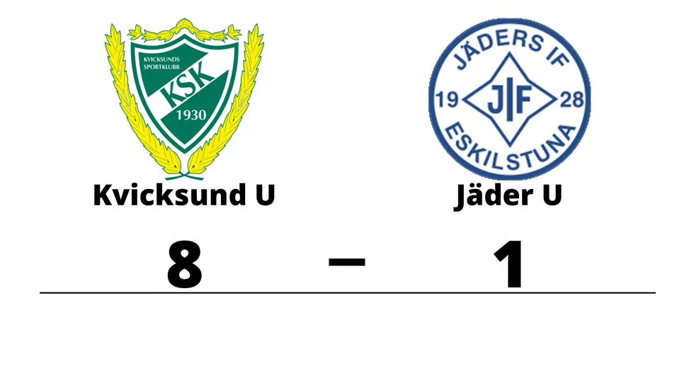 Kvicksunds SK U vann mot Jäders IF U