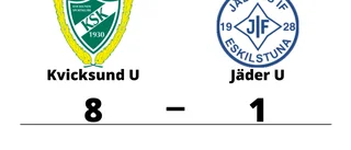 Målfest när Kvicksund U krossade Jäder U