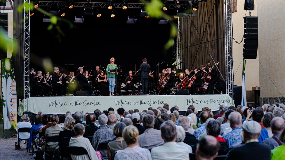 von Otter briljerade under avslutningen av Music in the Garden. 
