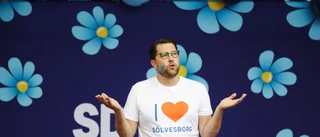 Sagostund i Almedalen med SD:s partiledare