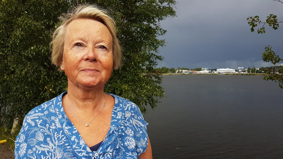 Viveka Andersson, mormor till pojken som skadade sig på badet under måndagen.