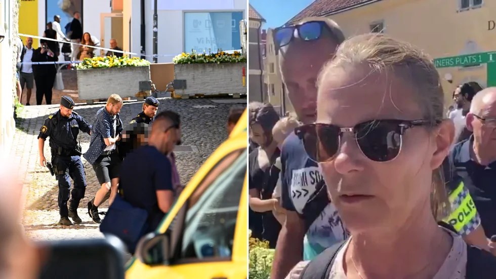 Vittnet Marion Wegerstedt var på plats precis efter dådet.