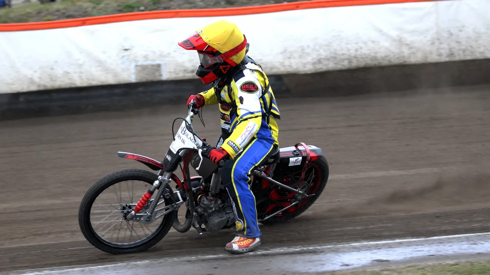 Adam Carlsson är redo att representera Västervik Speedway i söndagens USM på hemmaplan.