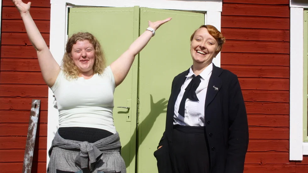 Sandra Hermansson, Adak Art Space och Clara Gustavsson, Sagabiografens Intresseförening är mycket nöjda med årets innehåll i Adak Filmfestival.