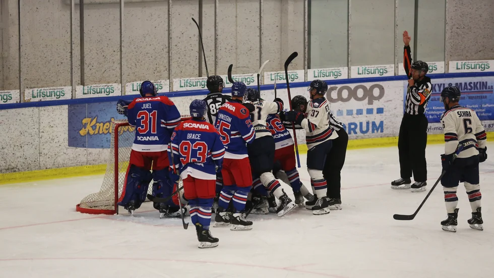 Det var stundtals hett när IK Oskarshamn besegrade Linköping HC i genrepet inför den stundande SHL-säsongen.