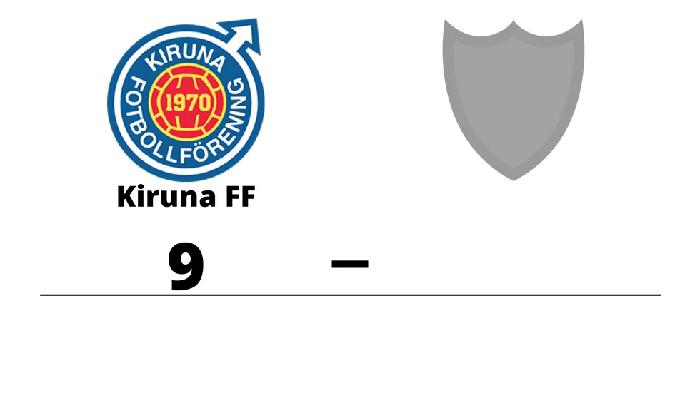 Kiruna FF vann mot Munksund-Skuthamns SK 2/PIF FF 3