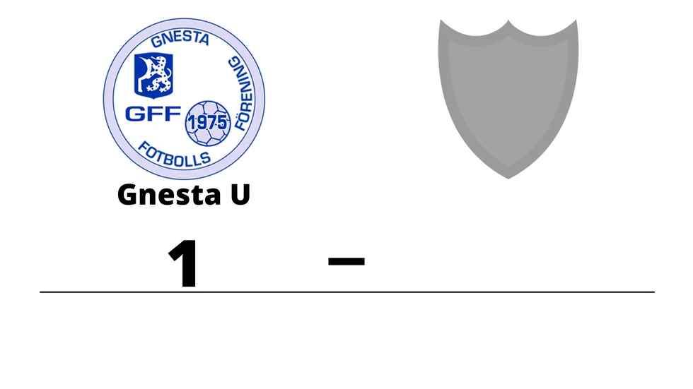 Gnesta FF U förlorade mot Nävekvarns GoIF