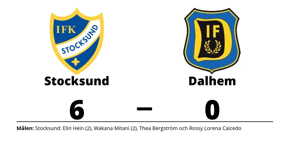 IFK Stocksund vann mot Dalhem IF