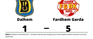 Joel Eneqvist gjorde två mål när Fardhem Garda vann