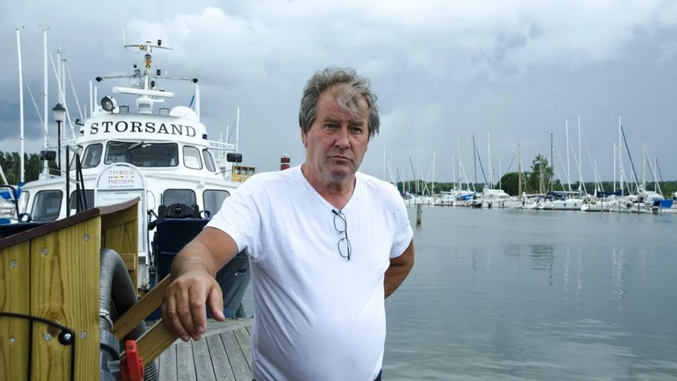 Hamnfogden Lasse Eklund.