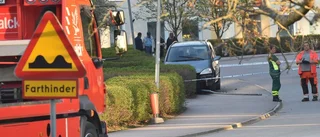 200 hushåll strömlösa efter krock – föraren smet