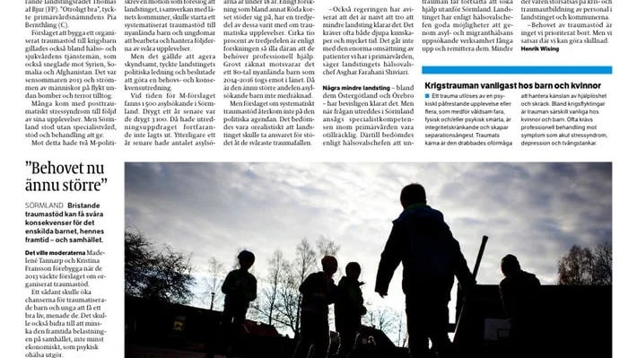 Ur tidningen den 6 mars.