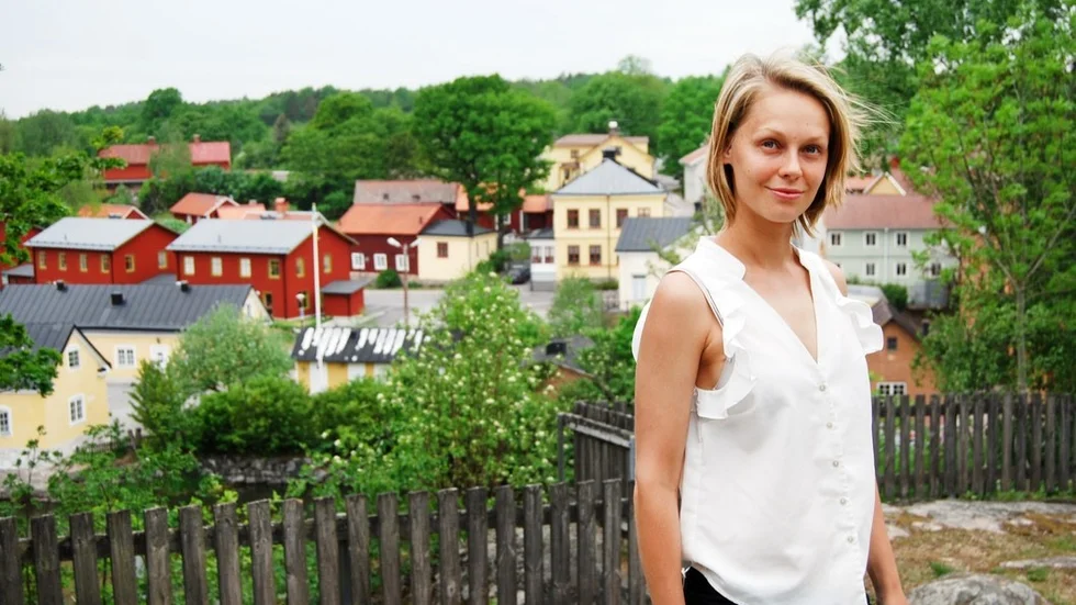 Tanja Matila trivs på Holmberget i Torshälla.