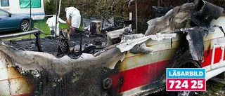 Grannarna efter husvagnsbranden i Vilsta: "Det är så hemskt"