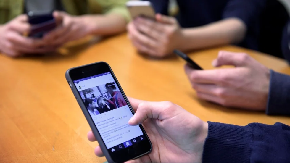 De allra flesta har smartphones i dag.