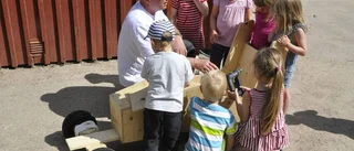 Kreativt bygge på förskolan