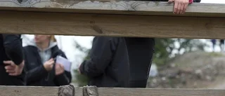 Geggig bana stoppar inte tuffa barn