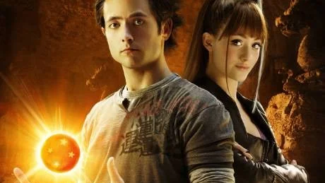 FÖR LITE ASIATISK. Justin Chatwin och Emmy Rossum spelar huvudrollerna i Dragonball evolution, en film som fått kritik för att vara för lite asiatisk.